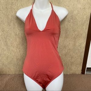 Roxy Coral V-Neck One Piece Bathing Suit